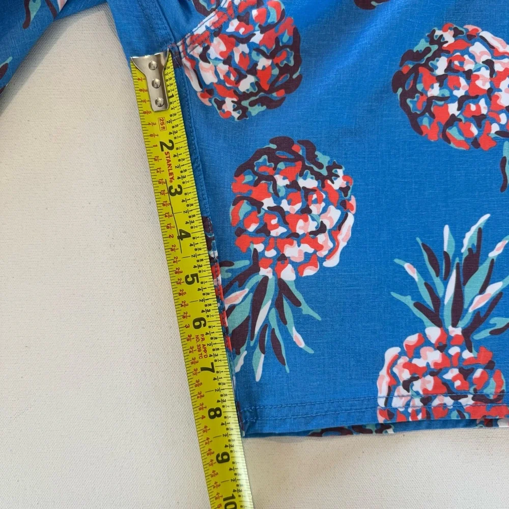 Rip Curl Men’s 38 Caicos Boardshort Blue Pinapple Swim Trunks Pocket 8.5” Inseam